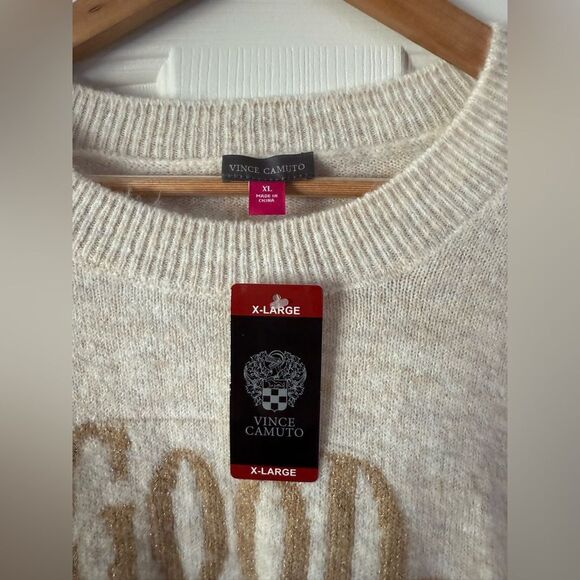 NWT Women's Cream Sweater with 'Good Witch' Design - Picture 8 of 8